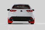 Rally Armor 19-24 Mazda3 Hatchback Black UR Mud Flap w/Red Logo