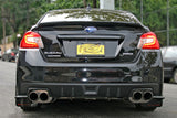 Rally Armor 15-21 Subaru WRX/STI Black Mud Flap Green Altered Font Logo