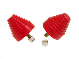 Prothane Universal Bump Stop 2-1/4X2-1/4 Cone w/Stp - Red