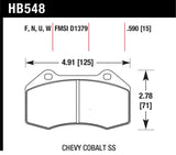 Hawk 08-10 Chevrolet Cobalt / HHR HPS 5.0 Front Brake Pads