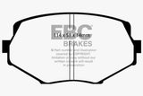 EBC 94-01 Mazda Miata MX5 1.8 Greenstuff Front Brake Pads