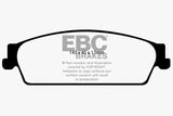EBC 09-14 Cadillac Escalade 6.0 Hybrid Greenstuff Rear Brake Pads