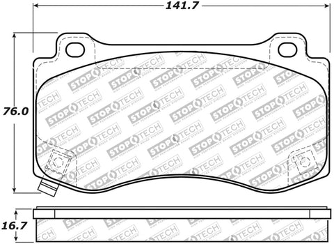 StopTech Performance 06-08 Dodge Magnum SRT-8 / 06-09 Charger SRT-8 / 09-10 Challenger SRT-8 / 06-1