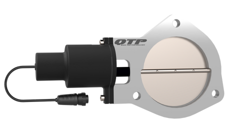 QTP 4in Bolt-On QTEC Electric Cutout Valve - Single