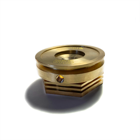 Ticon Industries Tig Aesthetics 3in Universal Vband Heat Sink w/ Purge - Tellurium Copper