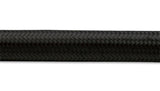 Vibrant -10 AN Black Nylon Braided Flex Hose (20 foot roll)