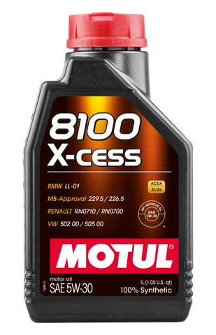 Motul Synthetic Engine Oil 8100 5W30 X-CESS 1L