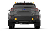 Rally Armor 2024 Subaru Crosstrek (Wilderness Only) Black UR Mudflap W/Wild-Orange Logo No Drill Req