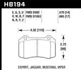 Hawk HP+ Street Brake Pads