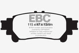 EBC 13+ Lexus GS350 3.5 RWD Ultimax2 Rear Brake Pads