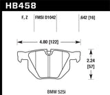 Hawk 07-08 BMW X5 3.0si / 09-13 X5 Xdrive / 10-13 X6 Xdrive Perf Ceramic Rear Street Brake Pads