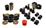 Energy Suspension 03-05 Mitsubishi Lancer EVO 8 Black Hyper-flex Master Bushing Set