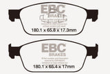EBC 12-18 Ford Focus ST Bluestuff Front Brake Pads