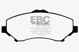 EBC 08-11 Chrysler Town & Country 3.3 Extra Duty Front Brake Pads