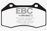 EBC 14+ Alfa Romeo 4C 1.75 Turbo Redstuff Front Brake Pads