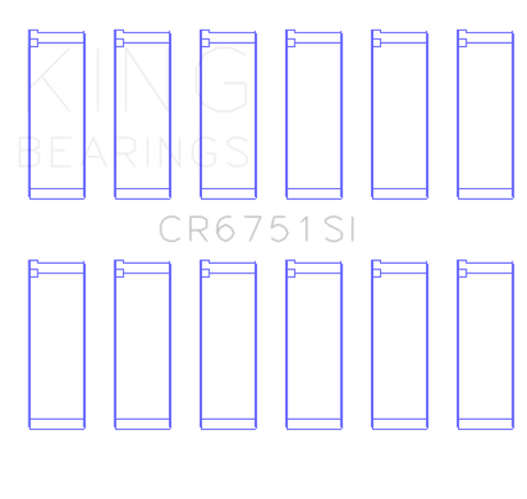 King 97-07 Ford 2.5L/2.9L/3.0L (Size STD) Rod Bearing Set