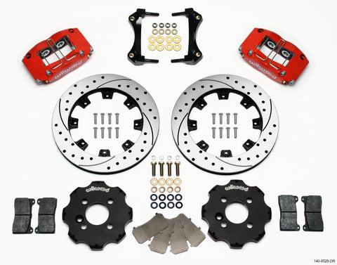 Wilwood Dynapro Radial Front Kit 12.19in Drilled Red Mini Cooper