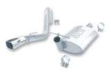 Borla 91-95 Jeep Wrangler YJ 4.0L 6cyl 4WD 2Dr SS Single Rigth Rear Exit Cat-Back Exhaust