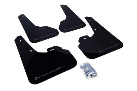 Rally Armor 10-13 Mazda3/Speed3 Black UR Mud Flap w/ Grey Logo