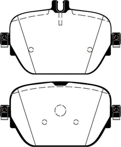 EBC 2019+ Mercedes-Benz CLS53 AMG (C257) 3.0L Turbo Redstuff Rear Brake Pads