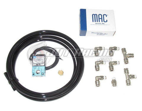 MAC 35A-AAA-DDBA-1BA Boost Solenoid & Nickel Metal Push Lock Kit for Turbo Civic