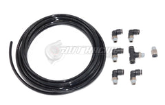 PUSH LOCK Black Vacuum Fitting Kit for Dodge Neon SRT-4 Turbo & Wastegate