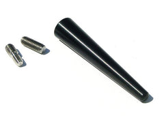 Torque Solution Black Billet Short Antenna: Audi / Volkswagen