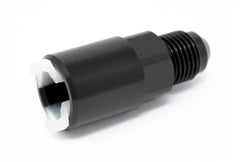 Torque Solution Push-On Quick Disconnect Adapter Fitting: 3/8" SAE to -8AN Male Flare