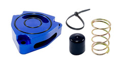 Torque Solution Blow Off BOV Sound Plate (Blue): Hyundai Veloster Turbo