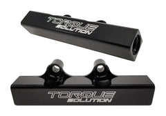 Torque Solution Top Feed Fuel Rails (Black): Subaru WRX 02-14, STI 07-18, LGT 07-12, FXT 06-13