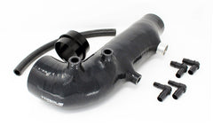Torque Solution 2.4" Turbo Inlet Hose (Black): Subaru WRX 02-07, STI 04-18, LGT 05-2009, FXT 04-13