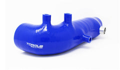 Torque Solution 2.4" Turbo Inlet Hose (Blue): Subaru WRX 02-07, STI 04-18, LGT 05-2009, FXT 04-13
