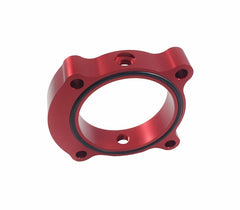 Torque Solution Throttle Body Spacer (Red): Hyundai Genesis Coupe 2.0T 2013+