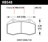 Hawk Renault Clio / Cobalt SS HPS Street Front Brake Pads