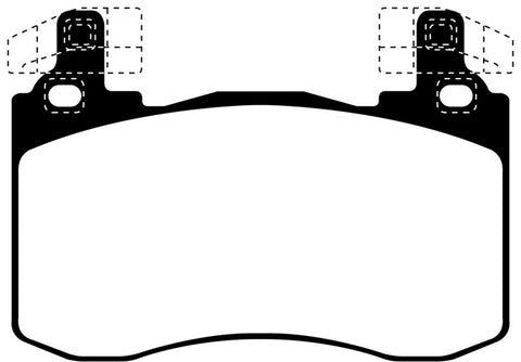 EBC 2019+ Genesis G70 2.0T (Brembo) Yellowstuff Front Brake Pads