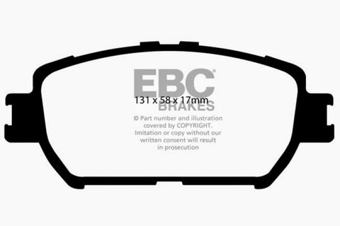 EBC 06-07 Lexus GS300 3.0 Yellowstuff Front Brake Pads