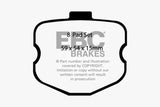 EBC 10-13 Chevrolet Corvette (C6) 6.2 Grand Sport Redstuff Rear Brake Pads