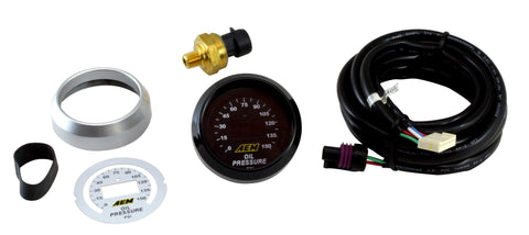 New AEM 30-4401 X-Series Electronic Digital Oil Pressure Gauge Meter 0-100psi