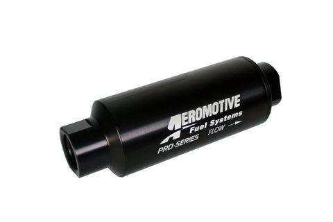 Aeromotive #12302 Fuel System Pro-Series, In-Line Fuel Filter (AN-12) 100 micron stainl