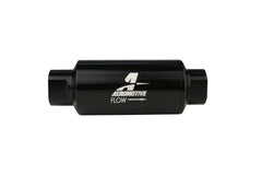 Aeromotive #12324 Fuel System Filter, In-Line AN-10 Size, Black, 100 Micron
