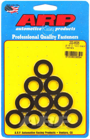 ARP 9/16in ID 1.00in OD Black Washers (Pack of 10) #200-8535