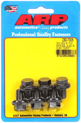 ARP GM 200 & 700 4L60 & 4L80 Torque Converter Bolt Kit (pack of 6) #230-7305