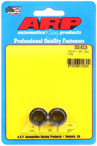 ARP M12 x 1.25 12pt Small Collar Nut Kit #300-8328