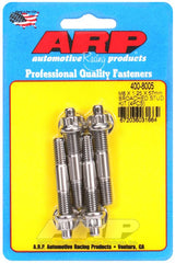 ARP M8 x 1.25 x 57mm Broached 4 Piece Stud Kit #400-8005