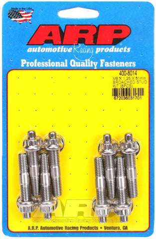 ARP Sport Compact M8 x 1.25 x 51mm Stainless Accessory Studs (8 pack) #400-8014