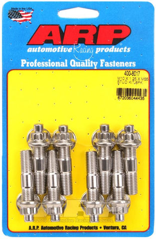 ARP Sport Compact M10 x 1.25 x 55mm Stainless Accessory Studs (8 pack) #400-8017
