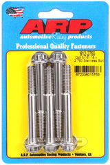 ARP 5/16in-18 x 2.750 12pt SS Bolts (5/pkg) #612-2750