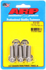 ARP 3/8in - 16 x 1.000 12pt SS Bolts (5/pkg) #613-1000