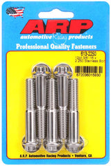ARP 3/8in - 16 x 2.250 12pt SS Bolts (5/pkg) #613-2250