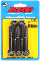 ARP 3/8in - 16 x 2.500 hex 7/16 Wrenching Black Oxide Bolts (5/pkg) #654-2500